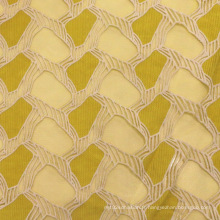 Tissu en maille brodée en textile